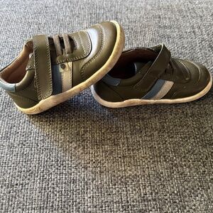 Old Soles Kids Sneakers in Olive and Gray